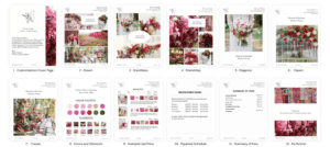 Proposal details create with floral software to help florists get all details to share with clients without spending hours.