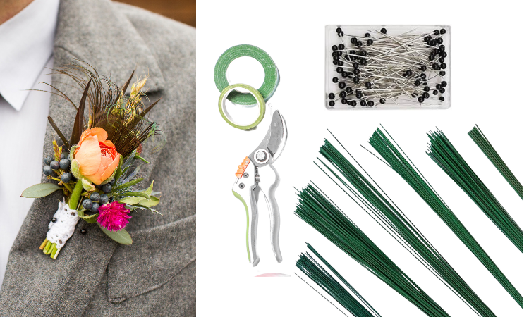 Materials Needed For Boutonniere Making