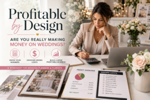 Wedding Pricing workshop for wedding planners and florists